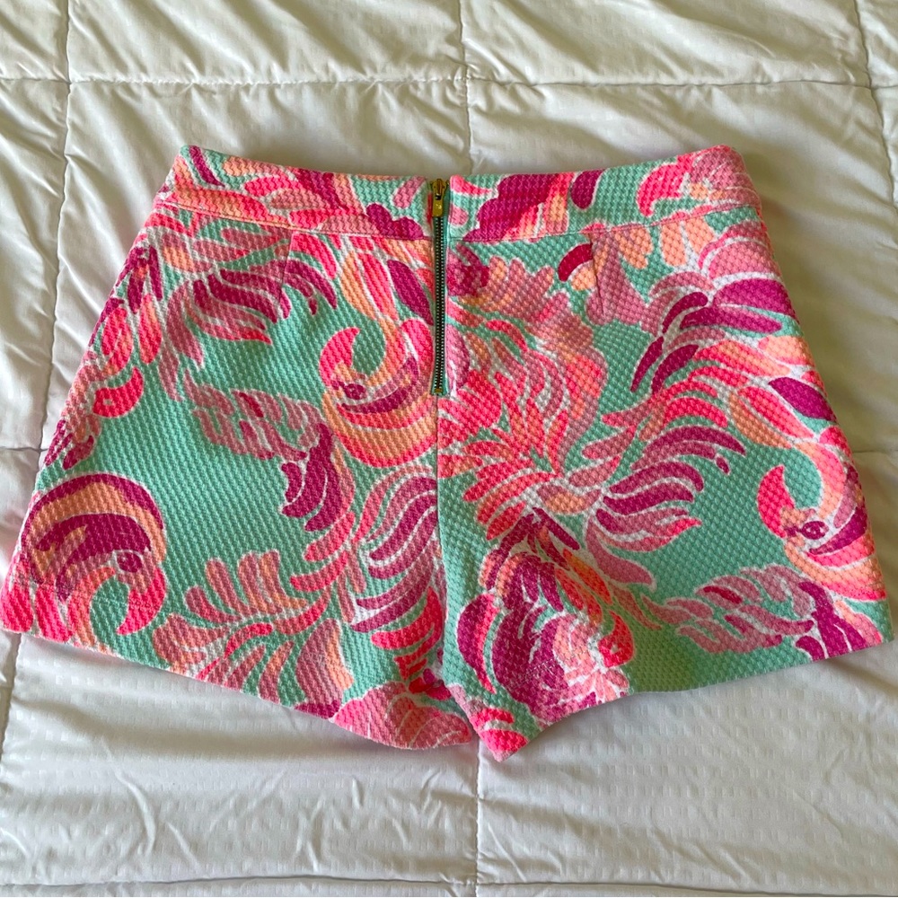 Lilly Pulitzer Textured Shorts Size 0
